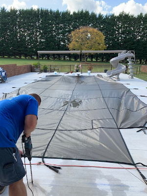 Pool Safety Cover Installation